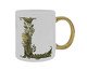 Caneca Monograma Botanical 'L', Colorido | WestwingNow
