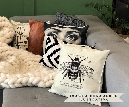 Capa de Almofada Abelha | Westwing