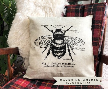 Capa de Almofada Abelha | Westwing