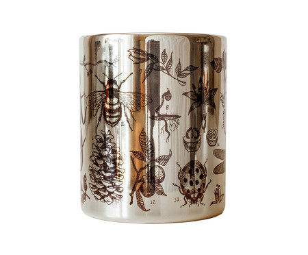 Caneca Crazy Plant Boy Dourada | WestwingNow