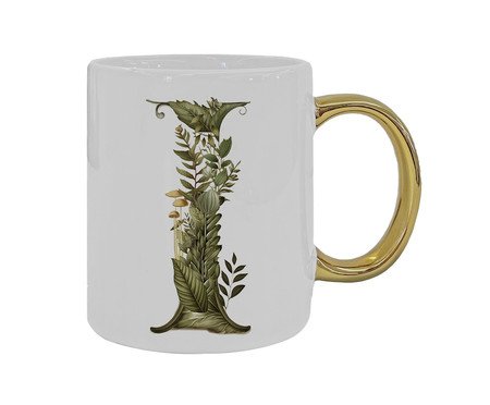 Caneca Monograma Botanical 'I'