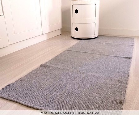 Tapetinho de Linha Liso Cinza | Westwing