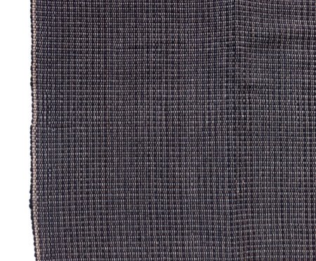 Tapete Artesanal de Algodão No Tear Manual Preto Liso | Westwing