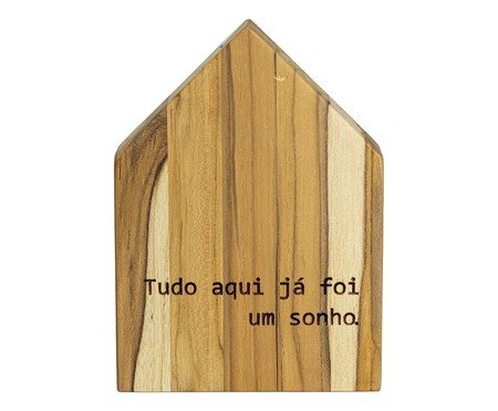 Casinha Decorativa de Madeira 