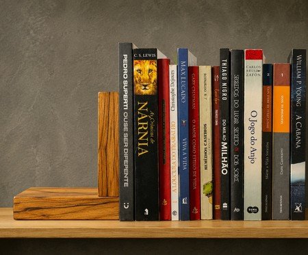 Aparador de Livros Éntona em Madeira | Westwing