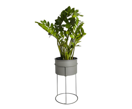 Suporte de Plantas com Vaso Humaitá Cinza | Westwing