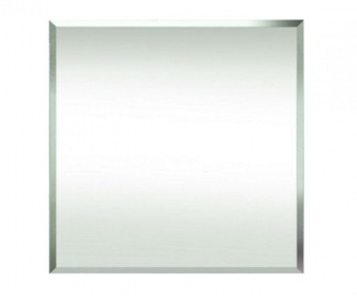 Espelho Bisotê Quadrado com Pendurador - 40cm, transparente | WestwingNow