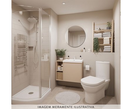 Espelho Lapidado Redondo - 50cm | Westwing