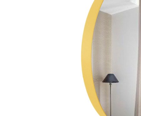 Espelho Round Interno Amarelo Redondo | Westwing