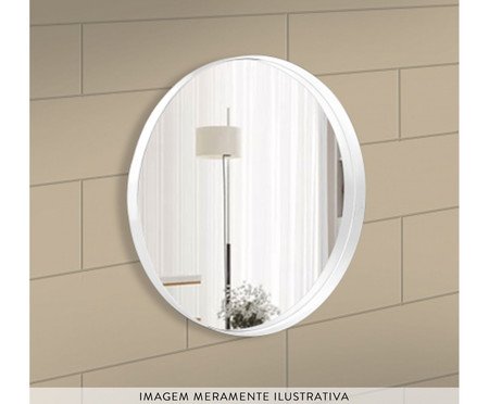 Espelho Round Interno Branco Redondo | Westwing