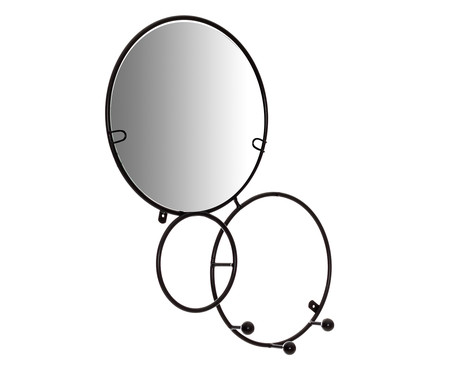 Espelho Lavabo Esferas - Preto
