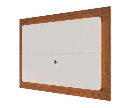 Painel Oslo 1.8 Off-White Fosco e Canella | Westwing