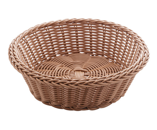 Cesta Redonda de Rattan, Bege | WestwingNow