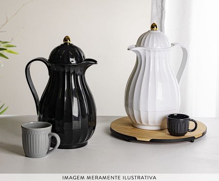 Garrafa Térmica Twist Preta | Westwing