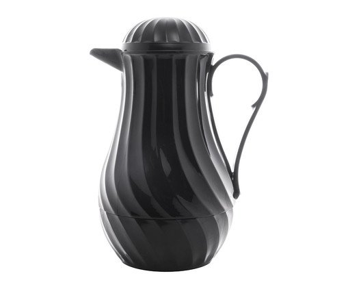 Garrafa Térmica Twist Preta, Preto | WestwingNow