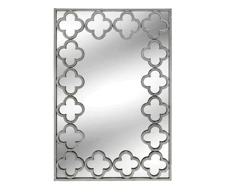 Espelho de Parede Kevelaer Lisa - Espelhado e Prata