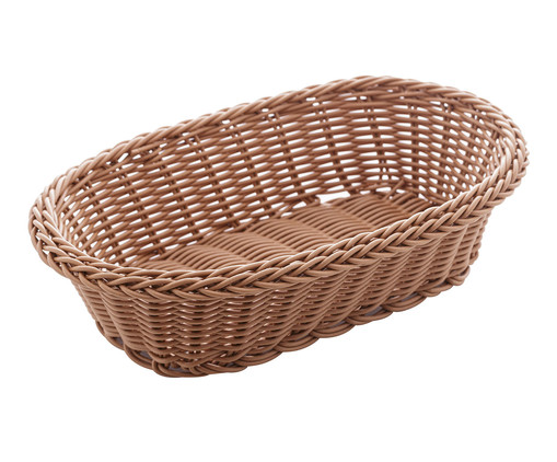 Cesta Oval de Rattan, Bege | WestwingNow