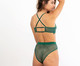 Conjunto Hot Pant Renda em Bico Verde, Verde | WestwingNow