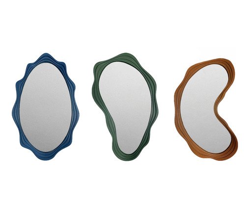 Trio Espelhos Laguna, Terracotta | WestwingNow