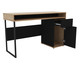 Mesa Reta Chicago Aveiro e Preto, multicolor | WestwingNow