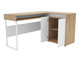 Mesa De Canto Chicago Aveiro e Branco, multicolor | WestwingNow