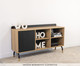 Balcão Credenza 1 Porta 1 Gaveta Flexus Hanover e Nero, black | WestwingNow