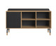 Balcão Credenza 1 Porta 1 Gaveta Flexus Hanover e Nero, black | WestwingNow