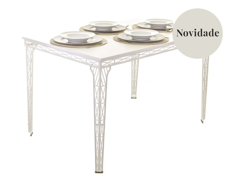 Mesa Eiffel   4 Lugares Branco