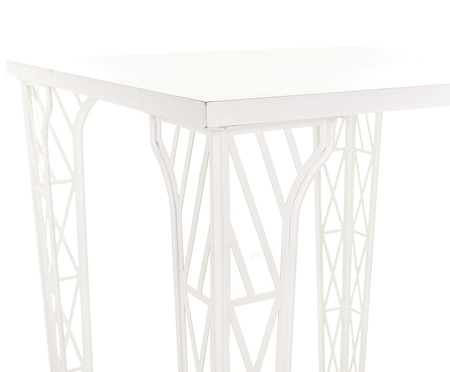 Mesa Lateral Eiffel Branco | WestwingNow