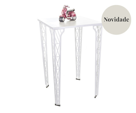 Mesa Lateral Eiffel Branco