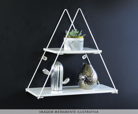 Prateleira Geometrica Triangular Branco | WestwingNow