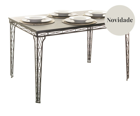 Mesa Eiffel   4 Lugares Preto