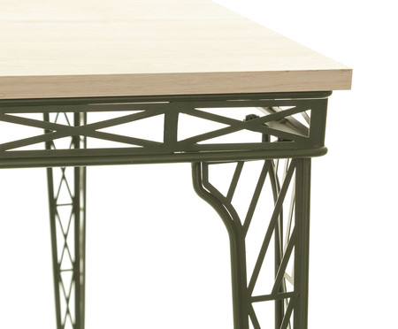 Mesa Eiffel   8 Lugares Verde Oliva e Legno | WestwingNow