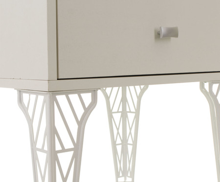 Mesa de Cabeceira Eiffel Branco | WestwingNow