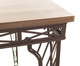 Mesa Eiffel   4 Lugares Aço Corten e Castanho, brown | WestwingNow