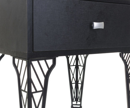 Mesa de Cabeceira Eiffel Preto | WestwingNow