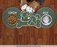 Tapete Alimentação Pet Formato Cachorro Verde, Verde | WestwingNow