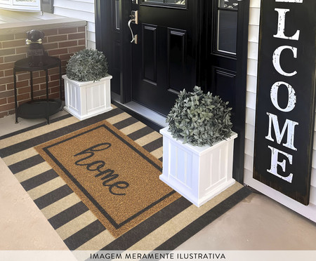 Tapete Listrado Home Preto, Bege e Ouro | WestwingNow