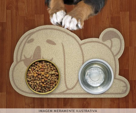 Peça Americana para Comedouro Pet Formato Cachorro Bege | WestwingNow
