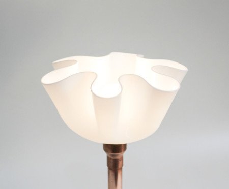 Luminária Lilly Lamp Bivolt - Branca e Acobreado | Westwing