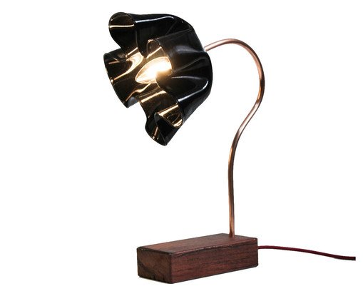 Luminária Rockin'Lamp Bivolt - Preta, Preto | WestwingNow