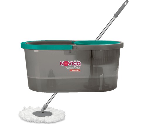 Mop Compacto Novica, Cinza | WestwingNow