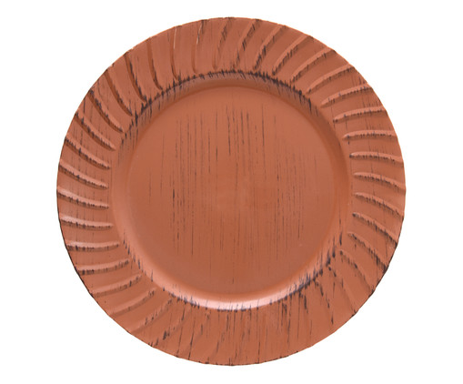 Sousplat Dorico Terroso, Terracota | WestwingNow