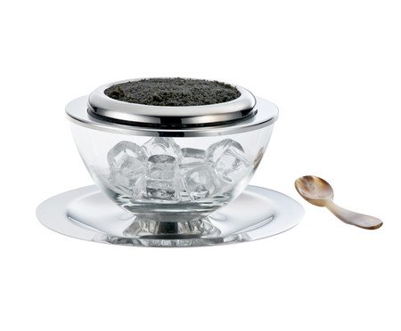 Serviços para Caviar Imola Prata com Colher | Westwing