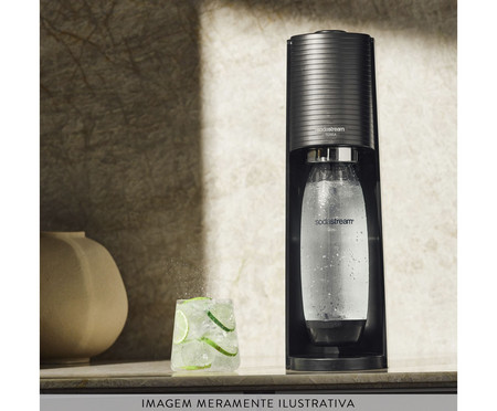 Máquina para Gaseificar Água Sodastream Terra Preta | WestwingNow