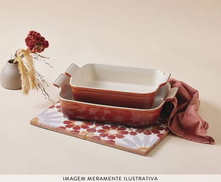 Travessa Retangular Heritage Cayenne - 3,85L | Westwing