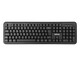 Jogo de Teclado e Mouse Office Tech sem Fio Preto Letron, Preto | WestwingNow