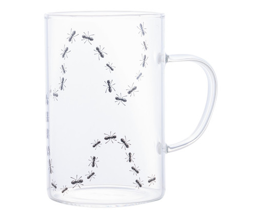 Caneca Resistente Ao Calor Bug Lyor, Transparente | WestwingNow