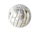 Esfera Decorativa em Madrepérola Steel Lines, Prata ou Metálico | WestwingNow