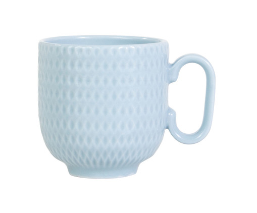 Caneca em Porcelana geometric Azul, Azul | WestwingNow